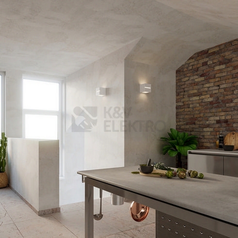 Obrázek produktu Nástěnné keramické svítidlo SOLLUX Leo line E27 1x60W bez zdroje SL.0230 bílá 8
