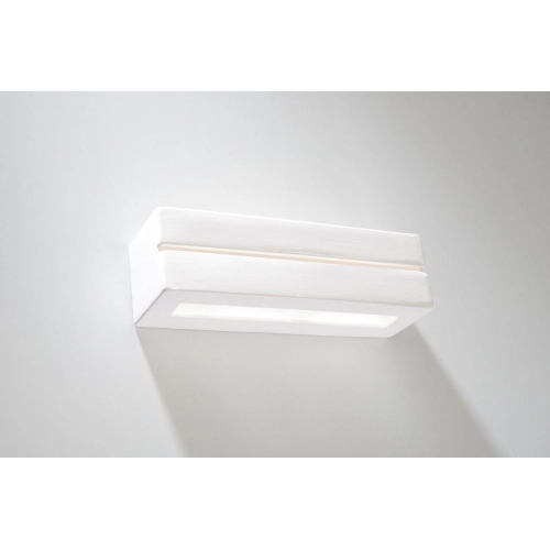Nástěnné keramické svítidlo SOLLUX Vega line E27 1x60W bez zdroje SL.0231 bílá (obrázek 6)