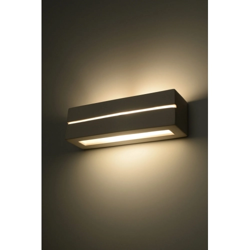 Nástěnné keramické svítidlo SOLLUX Vega line E27 1x60W bez zdroje SL.0231 bílá (obrázek 8)