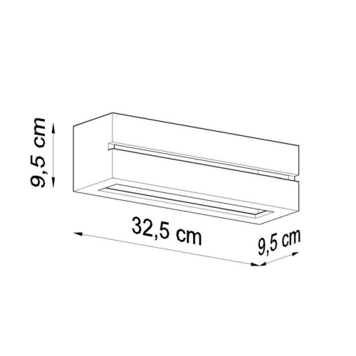 Nástěnné keramické svítidlo SOLLUX Vega line E27 1x60W bez zdroje SL.0231 bílá (obrázek 3)