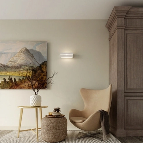 Nástěnné keramické svítidlo SOLLUX Vega line E27 1x60W bez zdroje SL.0231 bílá (obrázek 9)