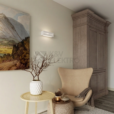 Obrázek produktu Nástěnné keramické svítidlo SOLLUX Vega line E27 1x60W bez zdroje SL.0231 bílá 8