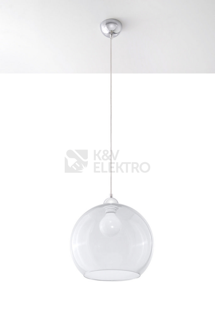Obrázek produktu  Lustr SOLLUX Ball E27 1x60W bez zdroje SL.0248 průhledné sklo 1