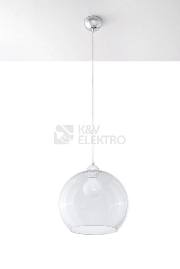 Obrázek produktu Lustr SOLLUX Ball E27 1x60W bez zdroje SL.0248 průhledné sklo 1