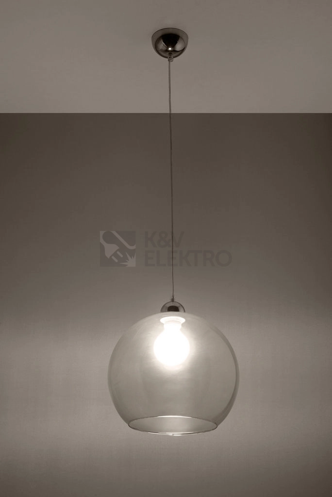 Obrázek produktu Lustr SOLLUX Ball E27 1x60W bez zdroje SL.0248 průhledné sklo 2