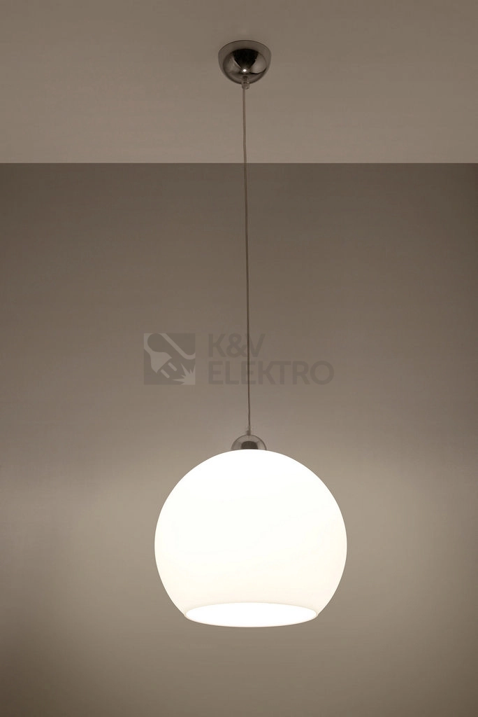 Obrázek produktu Lustr SOLLUX Ball E27 1x60W bez zdroje SL.0256 bílé sklo 2