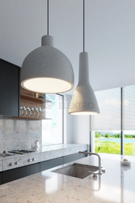 Obrázek produktu Betonový lustr SOLLUX Empoli E27 1x60W bez zdroje SL.0280 6