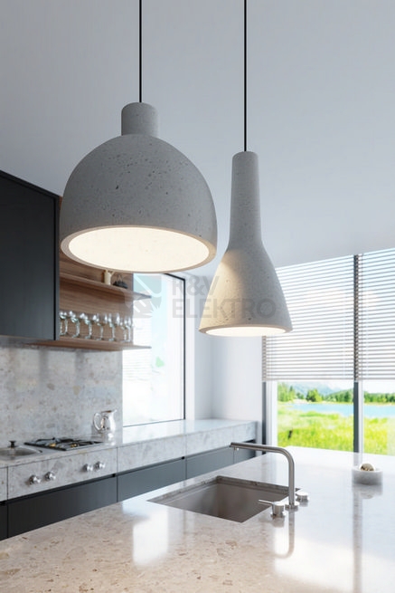 Obrázek produktu Betonový lustr SOLLUX Damaso E27 1x60W bez zdroje SL.0281 6