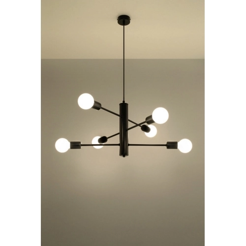 Lustr SOLLUX Duomo 6 E27 6x60W bez zdroje SL.0305 (obrázek 3)