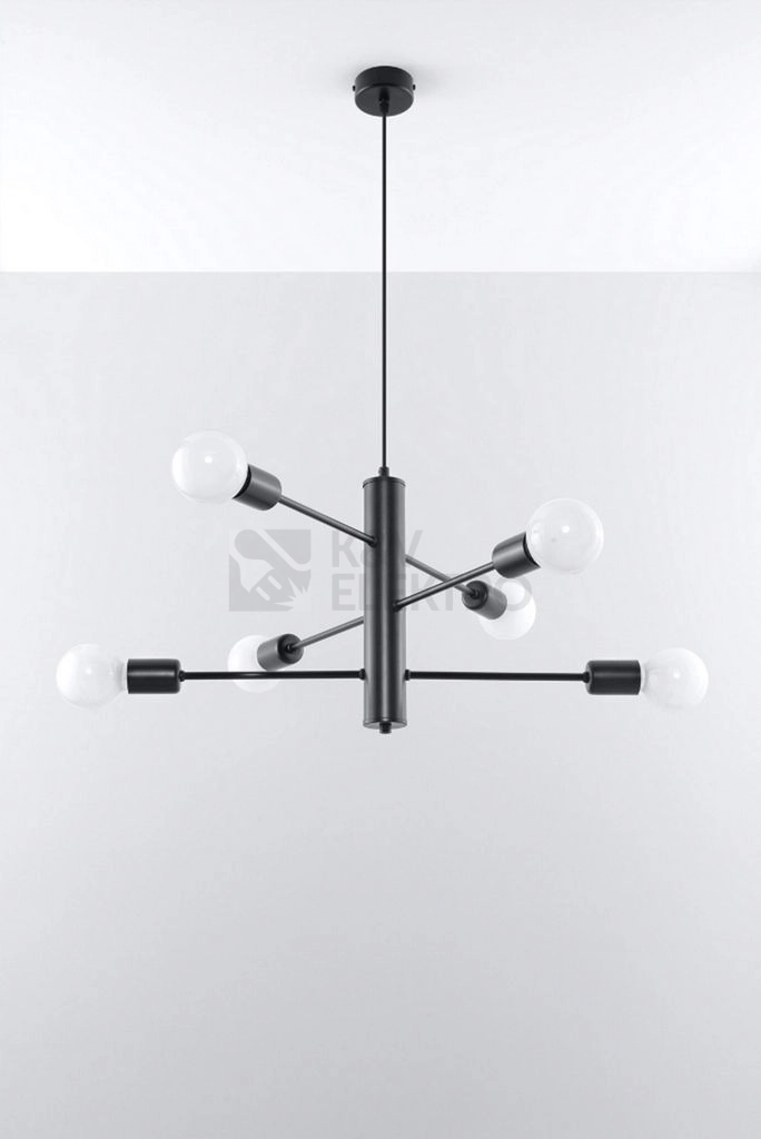 Obrázek produktu Lustr SOLLUX Duomo 6 E27 6x60W bez zdroje SL.0305 1