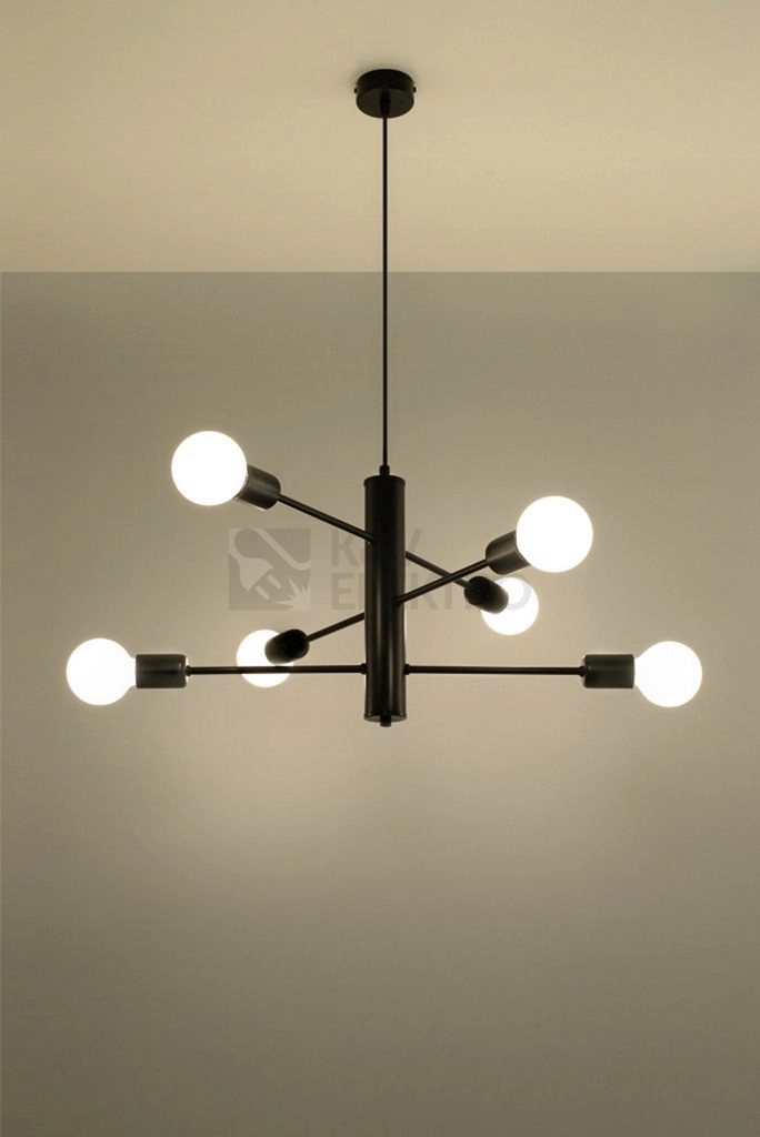 Obrázek produktu Lustr SOLLUX Duomo 6 E27 6x60W bez zdroje SL.0305 2