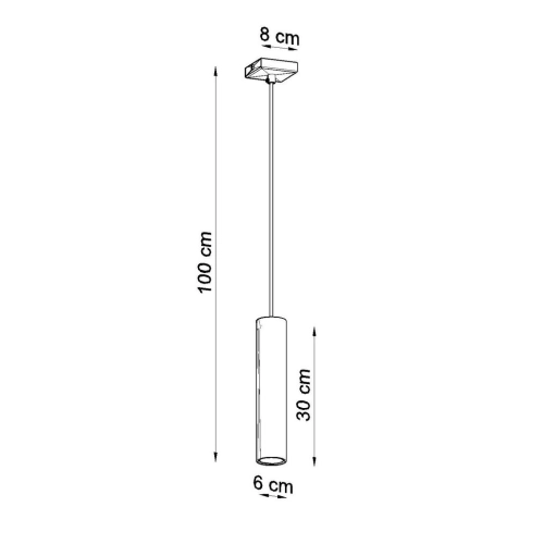 Lustr SOLLUX Lagos 1 GU10 1x40W bez zdroje SL.0323 bílá (obrázek 4)