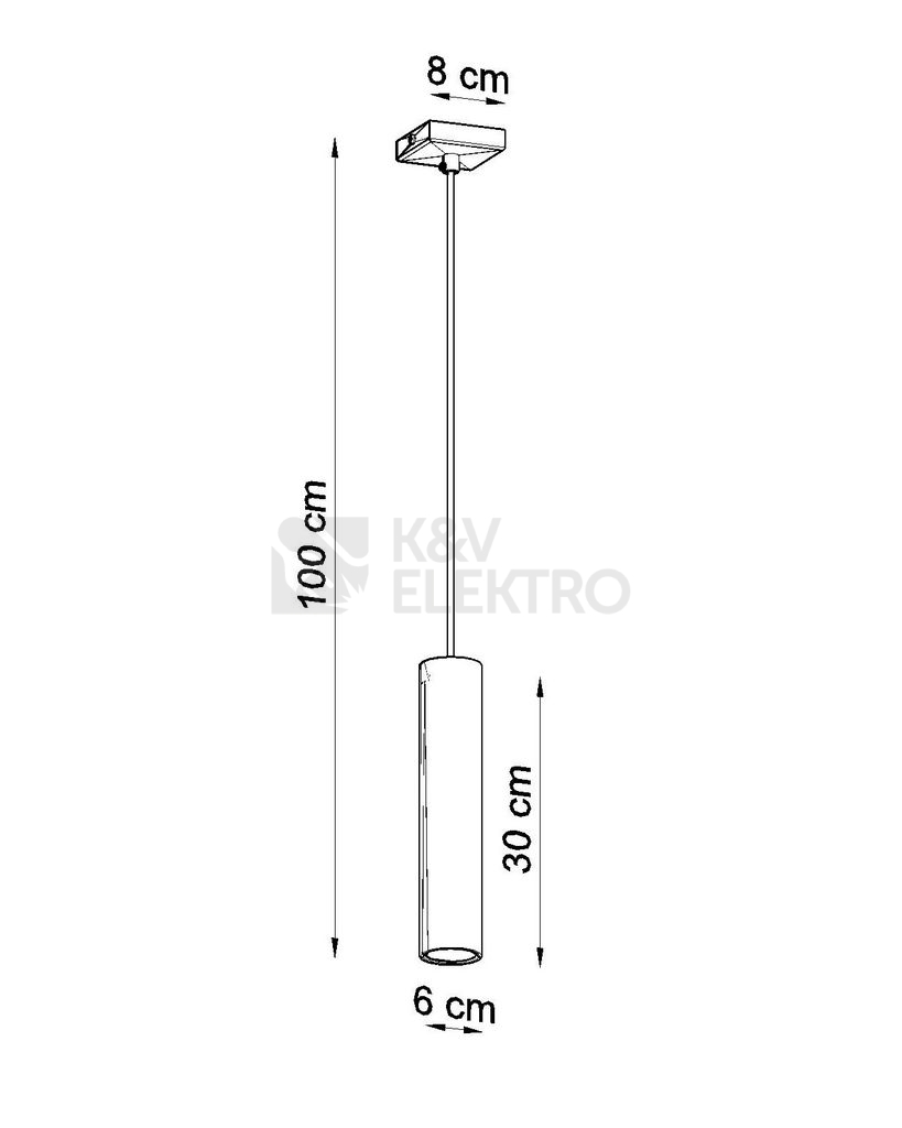 Obrázek produktu Lustr SOLLUX Lagos 1 GU10 1x40W bez zdroje SL.0323 bílá 3