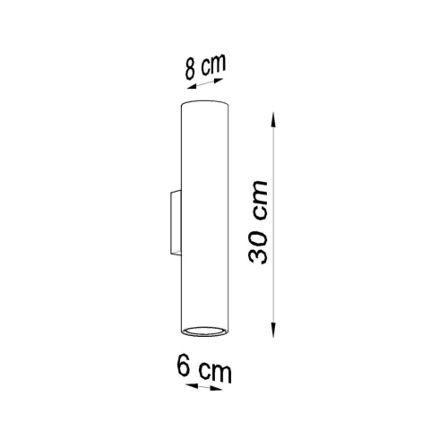 Nástěnné svítidlo SOLLUX Lagos 2 GU10 2x40W bez zdroje SL.0326 bílá (obrázek 5)