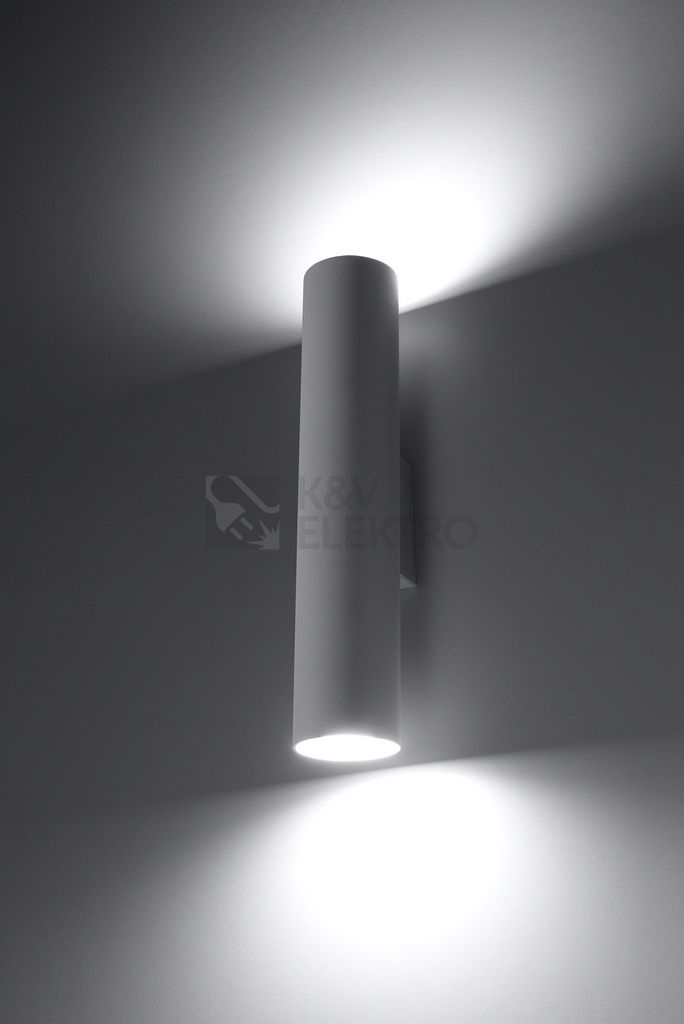 Obrázek produktu Nástěnné svítidlo SOLLUX Lagos 2 GU10 2x40W bez zdroje SL.0326 bílá 2