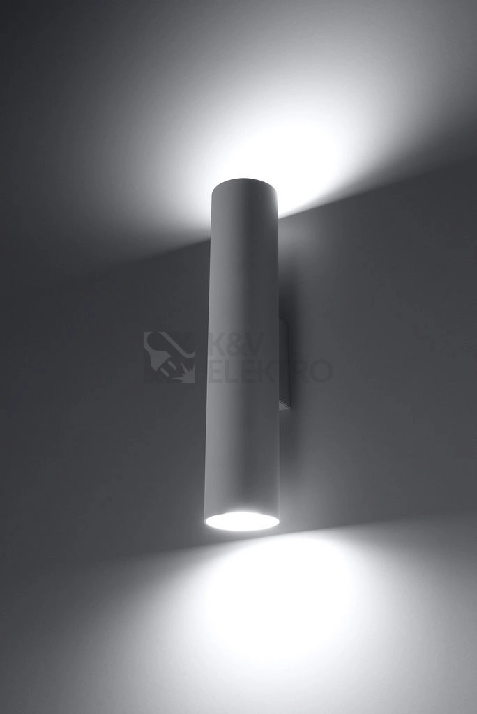 Obrázek produktu Nástěnné svítidlo SOLLUX Lagos 2 GU10 2x40W bez zdroje SL.0326 bílá 2