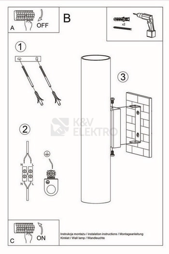 Obrázek produktu Nástěnné svítidlo SOLLUX Lagos 2 GU10 2x40W bez zdroje SL.0326 bílá 4