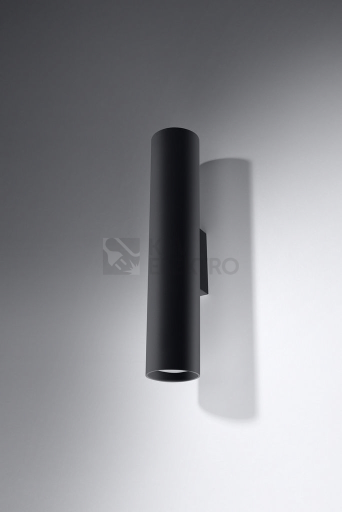Obrázek produktu Nástěnné svítidlo SOLLUX Lagos 2 GU10 2x40W bez zdroje SL.0330 černá 1