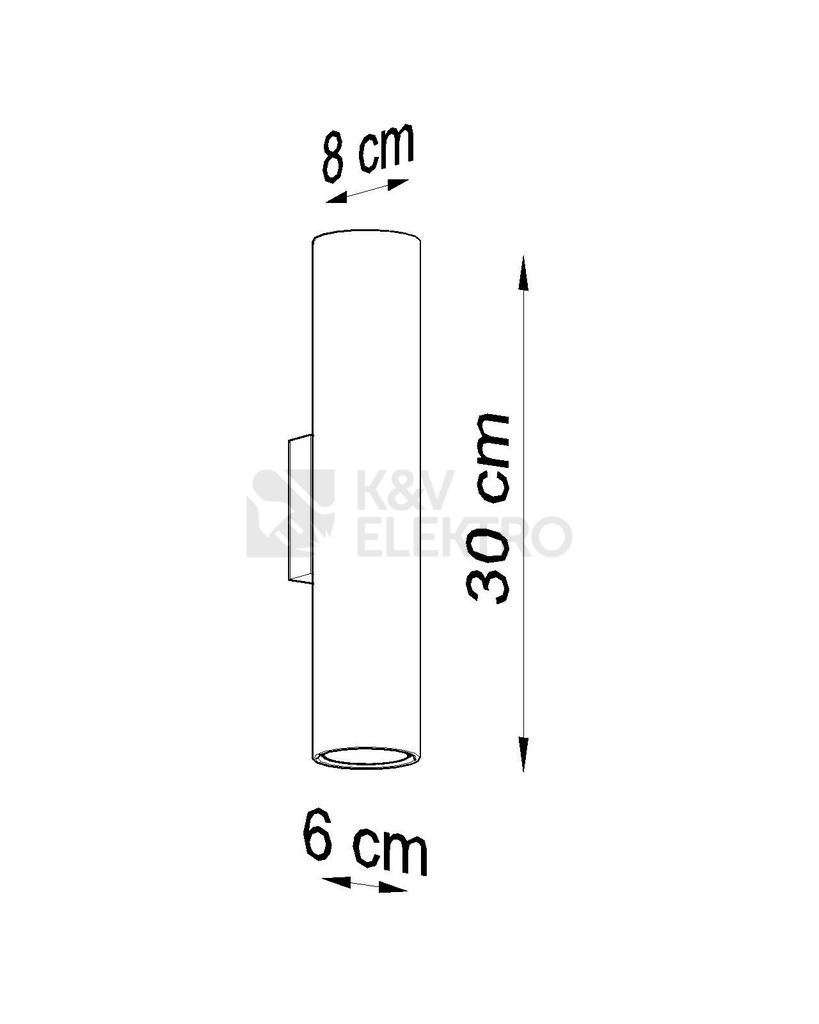 Obrázek produktu Nástěnné svítidlo SOLLUX Lagos 2 GU10 2x40W bez zdroje SL.0330 černá 3