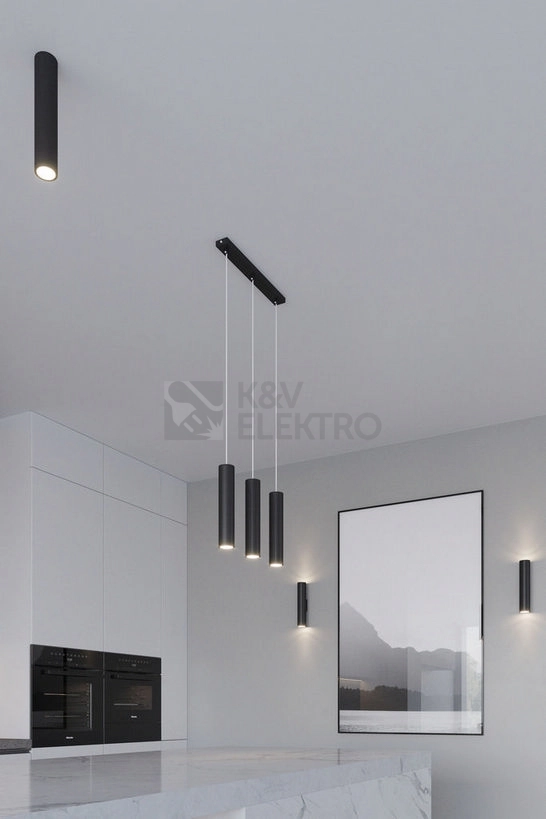 Obrázek produktu Nástěnné svítidlo SOLLUX Lagos 2 GU10 2x40W bez zdroje SL.0330 černá 7