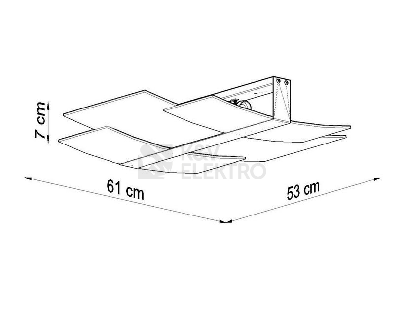 Obrázek produktu Stropní svítidlo SOLLUX Celia E27 3x60W bez zdroje SL.0351 3