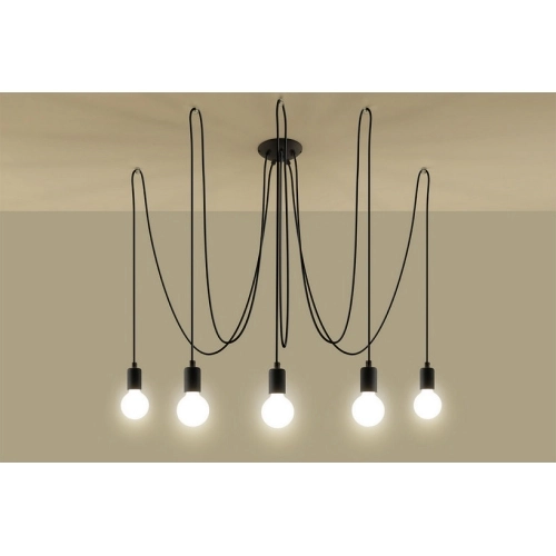 Lustr SOLLUX Edison 5 E27 5x60W bez zdroje SL.0371 (obrázek 3)