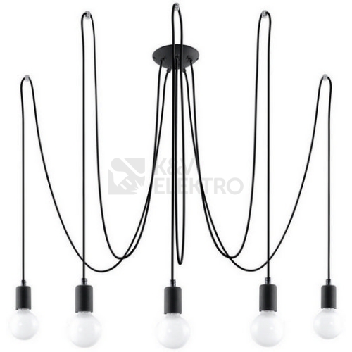Lustr SOLLUX Edison 5 E27 5x60W bez zdroje SL.0371