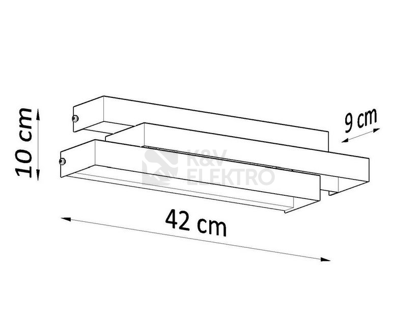 Obrázek produktu Nástěnné svítidlo SOLLUX Frost G9 2x40W bez zdroje SL.0379 3