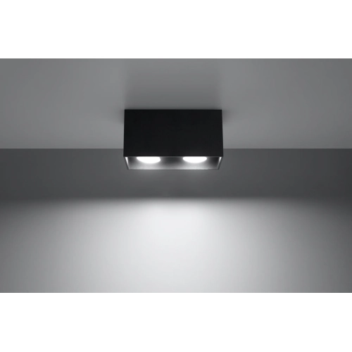 Stropní svítidlo SOLLUX Quad GU10 2x40W bez zdroje SL.0381 černá (obrázek 6)