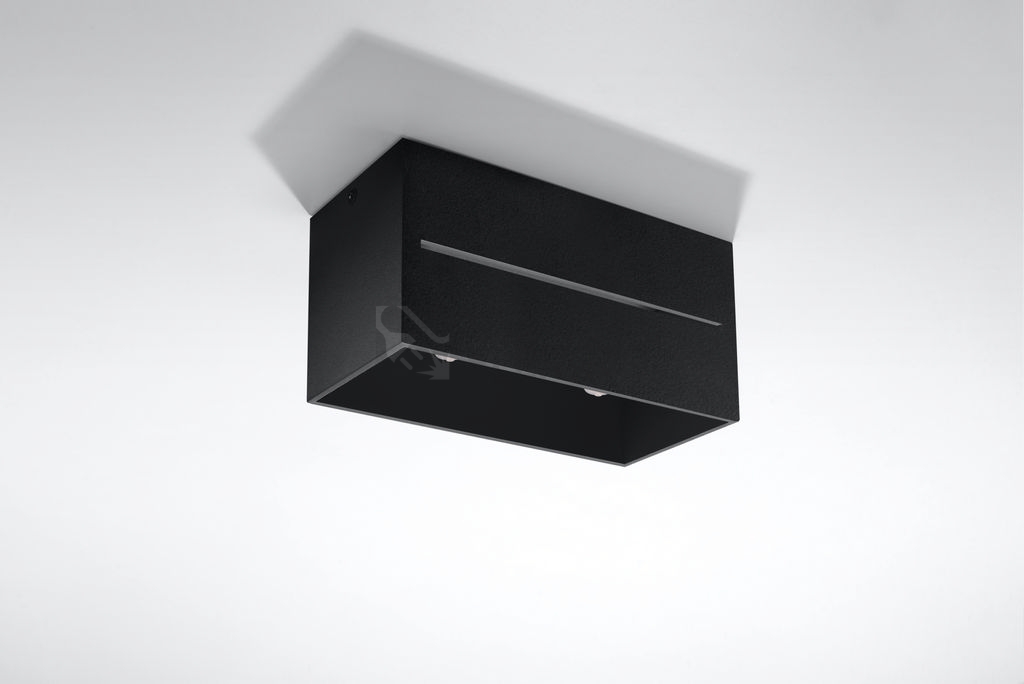 Obrázek produktu Stropní svítidlo SOLLUX Lobo 2 G9 2x40W bez zdroje SL.0384 černá 1