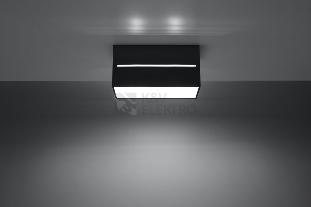 Obrázek produktu Stropní svítidlo SOLLUX Lobo 2 G9 2x40W bez zdroje SL.0384 černá 2