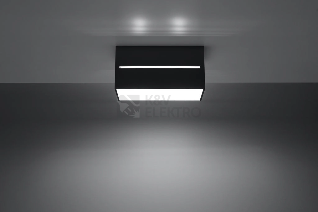Obrázek produktu Stropní svítidlo SOLLUX Lobo 2 G9 2x40W bez zdroje SL.0384 černá 2