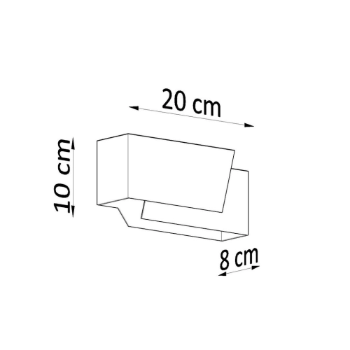 Nástěnné svítidlo SOLLUX Piegare G9 1x40W bez zdroje SL.0394 (obrázek 4)