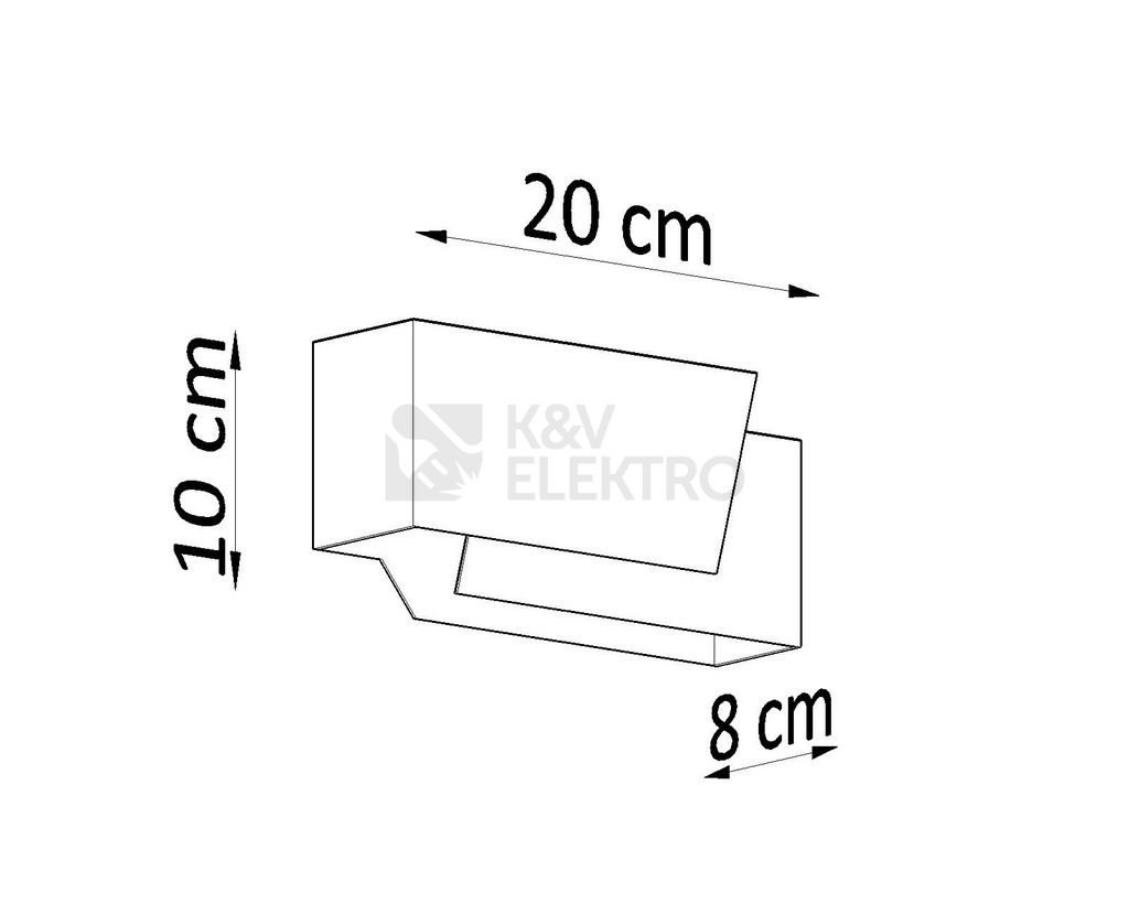 Obrázek produktu Nástěnné svítidlo SOLLUX Piegare G9 1x40W bez zdroje SL.0394 3