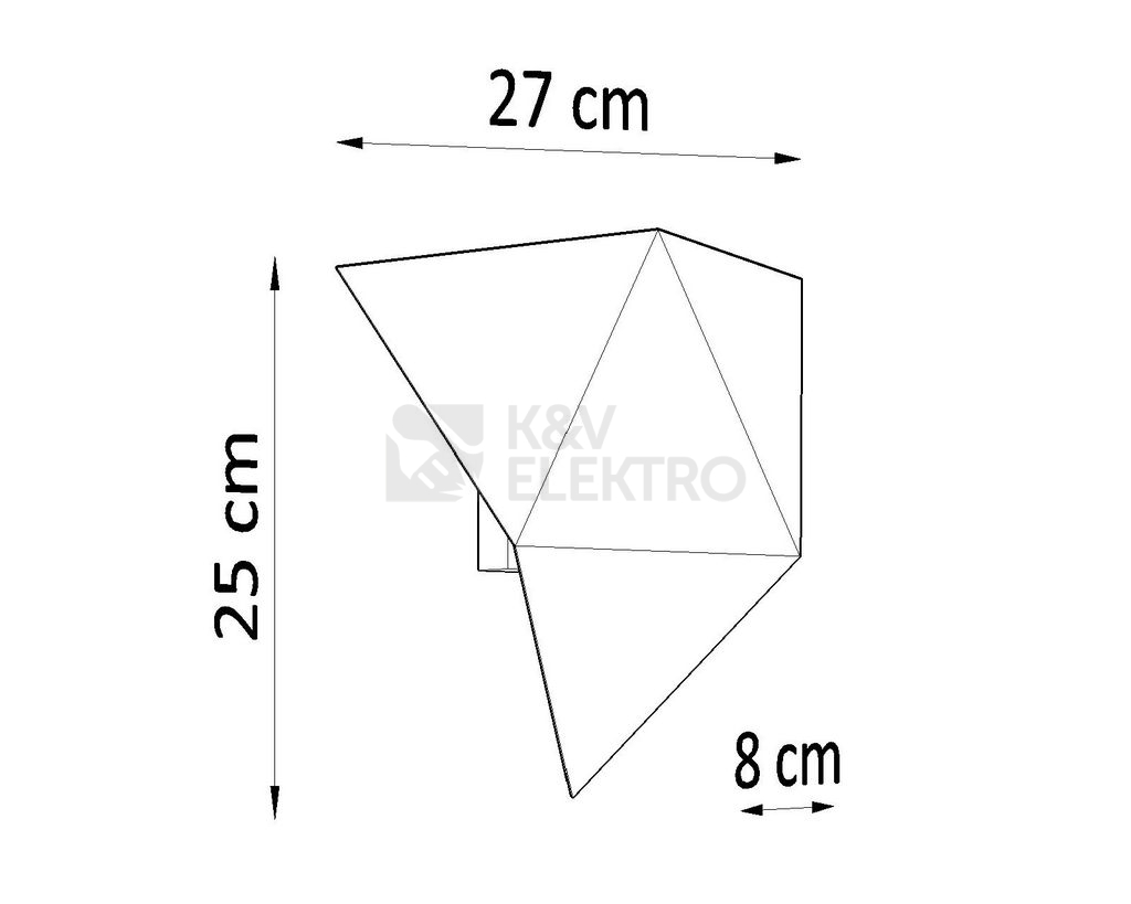 Obrázek produktu Nástěnné svítidlo SOLLUX Solido G9 2x40W bez zdroje SL.0421 3
