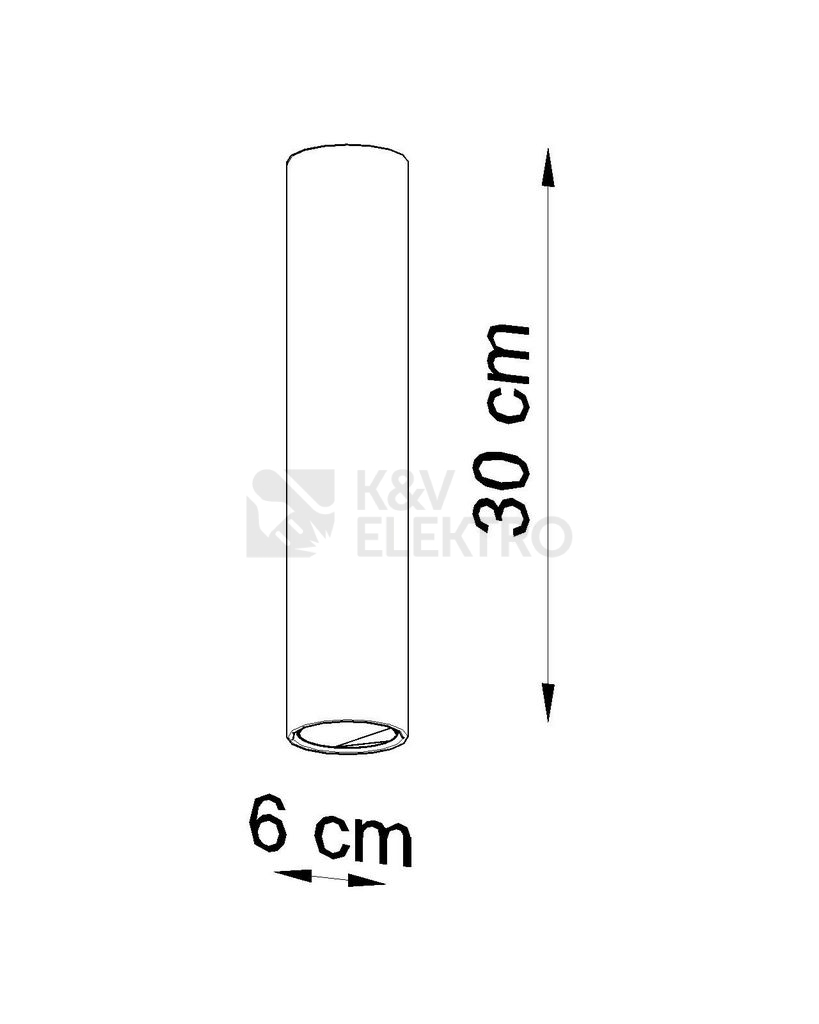 Obrázek produktu Stropní svítidlo SOLLUX Lagos 30cm GU10 1x40W bez zdroje SL.0435 bílá 6