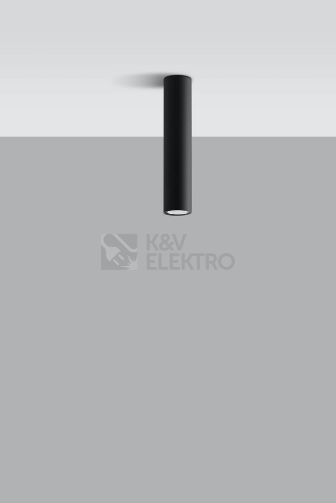 Obrázek produktu Stropní svítidlo SOLLUX Lagos 30cm GU10 1x40W bez zdroje SL.0436 černá 1