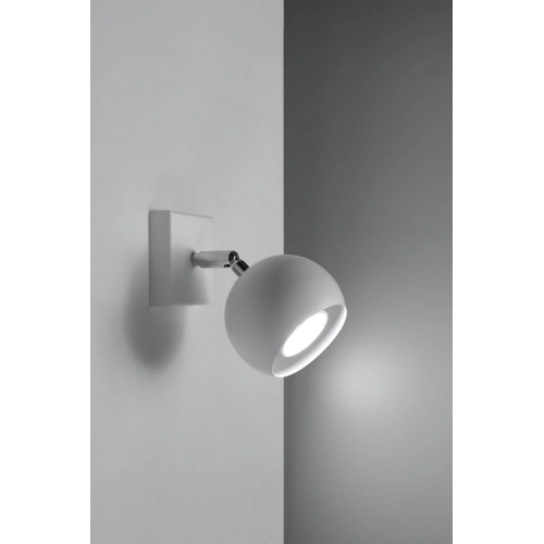 Nástěnné bodové svítidlo SOLLUX Oculare GU10 1x40W bez zdroje SL.0437 bílá (obrázek 4)