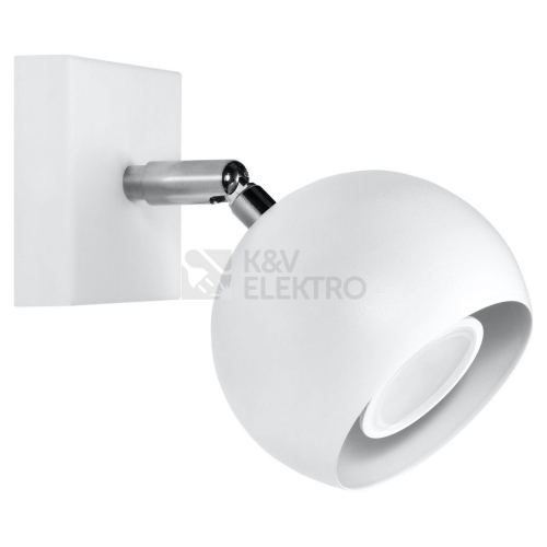 Nástěnné bodové svítidlo SOLLUX Oculare GU10 1x40W bez zdroje SL.0437 bílá