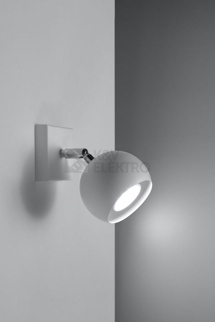 Obrázek produktu Nástěnné bodové svítidlo SOLLUX Oculare GU10 1x40W bez zdroje SL.0437 bílá 2