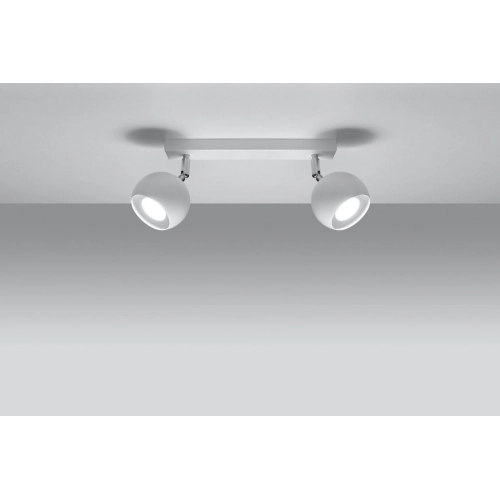 Stropní bodové svítidlo SOLLUX Oculare 2 GU10 2x40W bez zdroje SL.0438 bílá (obrázek 3)