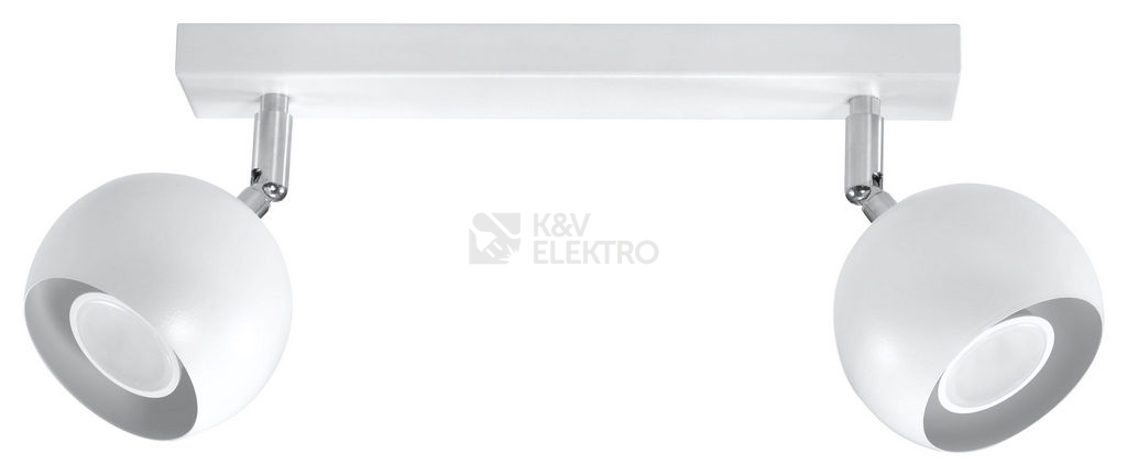 Obrázek produktu Stropní bodové svítidlo SOLLUX Oculare 2 GU10 2x40W bez zdroje SL.0438 bílá 0