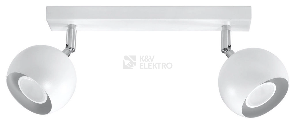 Obrázek produktu Stropní bodové svítidlo SOLLUX Oculare 2 GU10 2x40W bez zdroje SL.0438 bílá 0