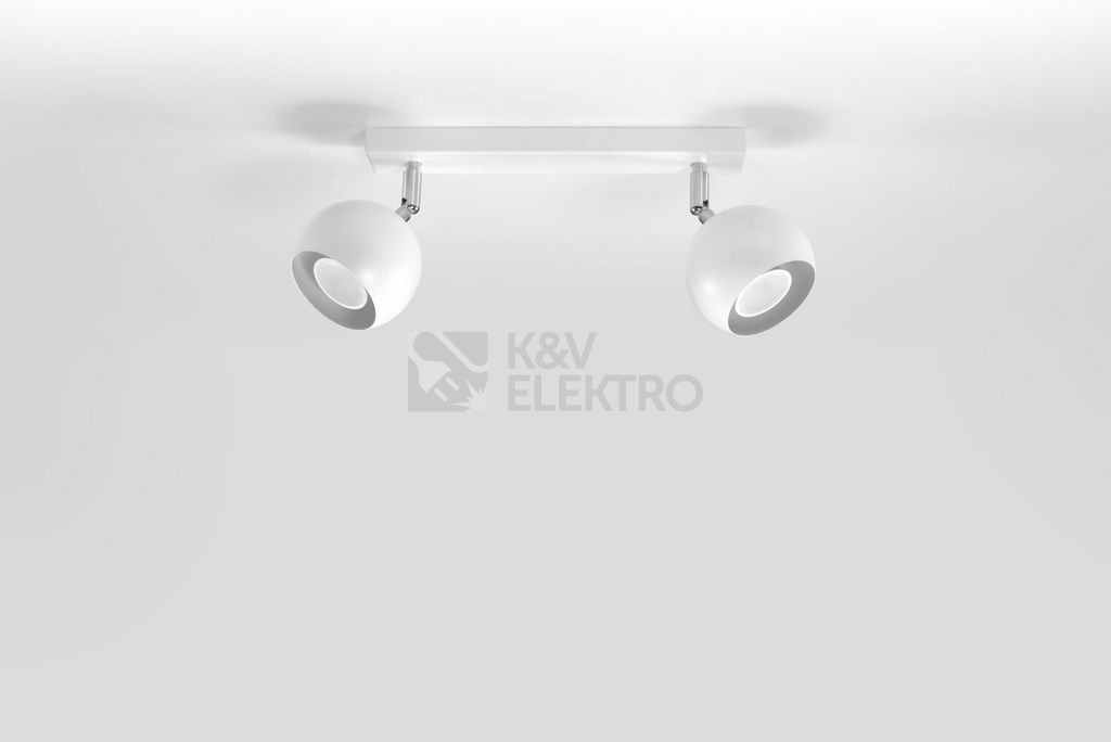 Obrázek produktu Stropní bodové svítidlo SOLLUX Oculare 2 GU10 2x40W bez zdroje SL.0438 bílá 1