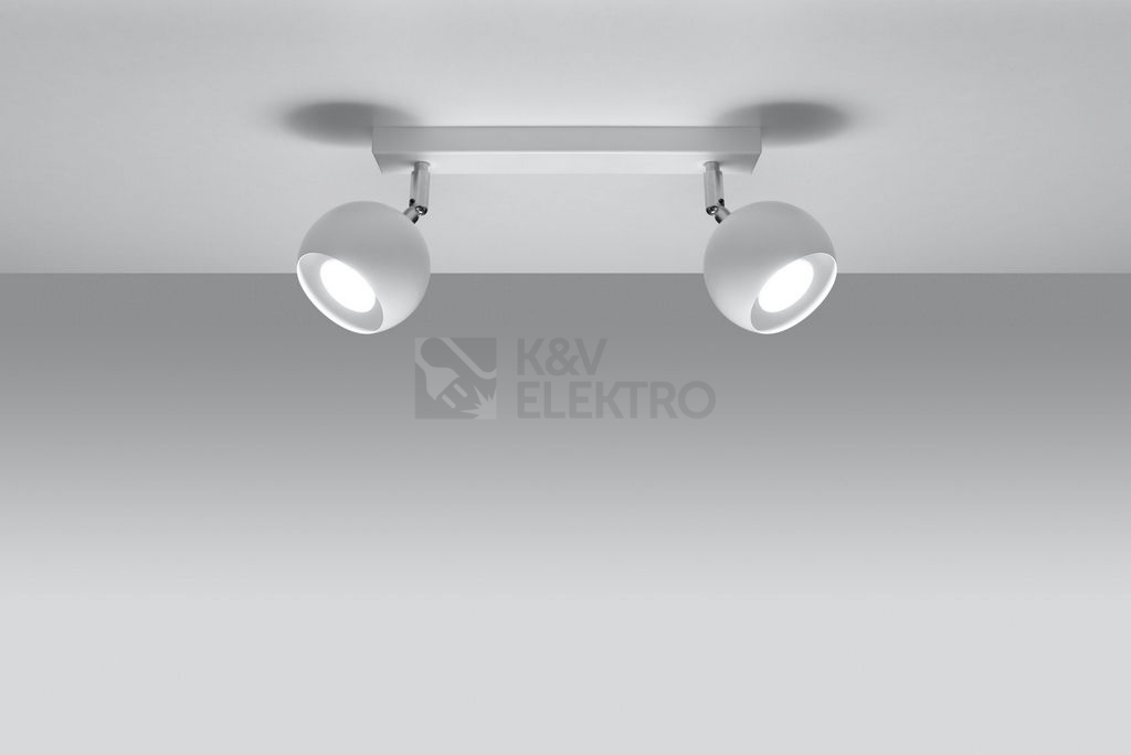 Obrázek produktu Stropní bodové svítidlo SOLLUX Oculare 2 GU10 2x40W bez zdroje SL.0438 bílá 2