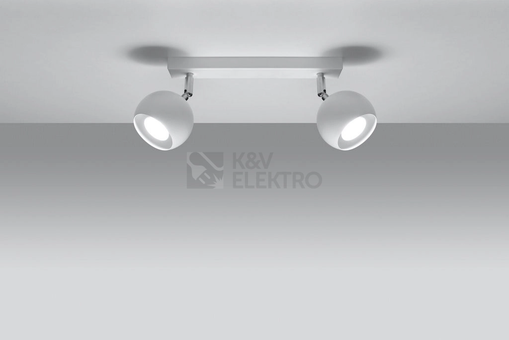 Obrázek produktu Stropní bodové svítidlo SOLLUX Oculare 2 GU10 2x40W bez zdroje SL.0438 bílá 2
