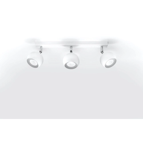 Stropní bodové svítidlo SOLLUX Oculare 3 GU10 3x40W bez zdroje SL.0439 bílá (obrázek 4)