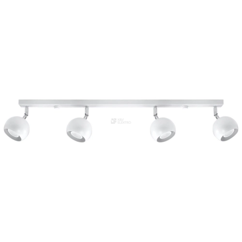 Stropní bodové svítidlo SOLLUX Oculare 4l GU10 4x40W bez zdroje SL.0441 bílá