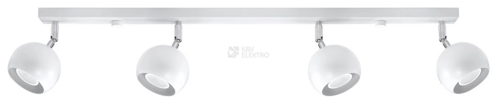 Obrázek produktu Stropní bodové svítidlo SOLLUX Oculare 4l GU10 4x40W bez zdroje SL.0441 bílá 0
