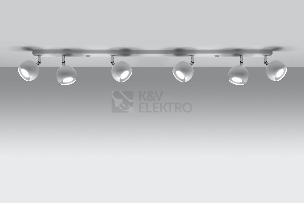 Obrázek produktu Stropní bodové svítidlo SOLLUX Oculare 6l GU10 6x40W bez zdroje SL.0442 bílá 2